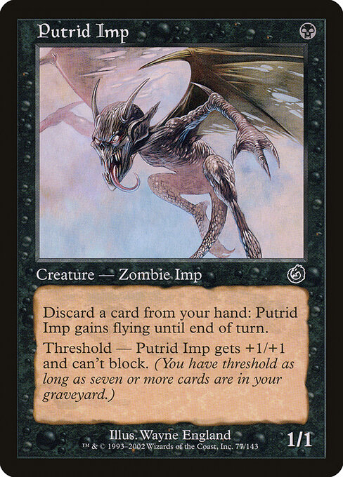 Putrid Imp card art
