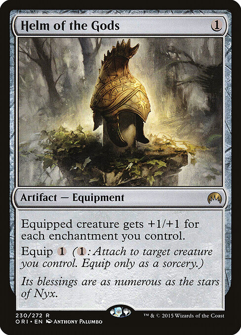 Helm of the Gods card art