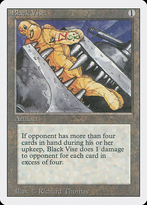 Black Vise card art
