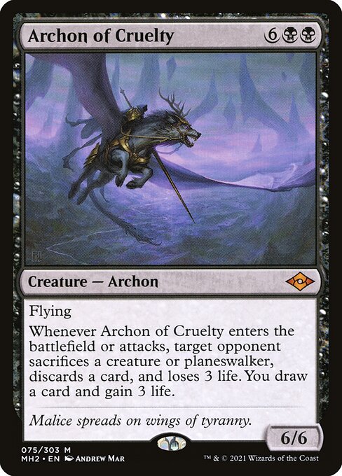 Archon of Cruelty card art