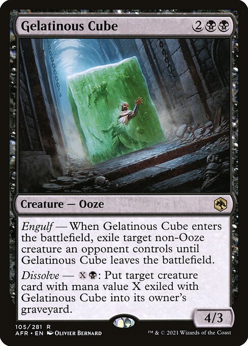 Gelatinous Cube card art