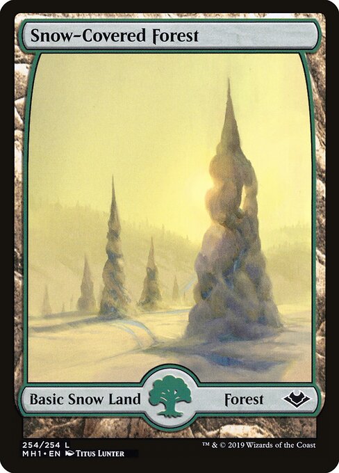 Snow-Covered Forest card art