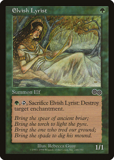 Elvish Lyrist card art