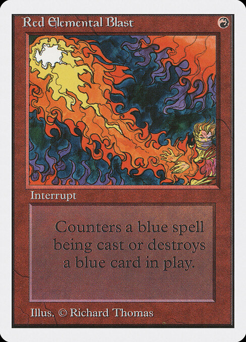 Red Elemental Blast card art