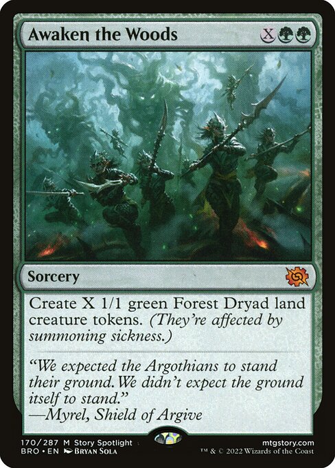 Awaken the Woods card art