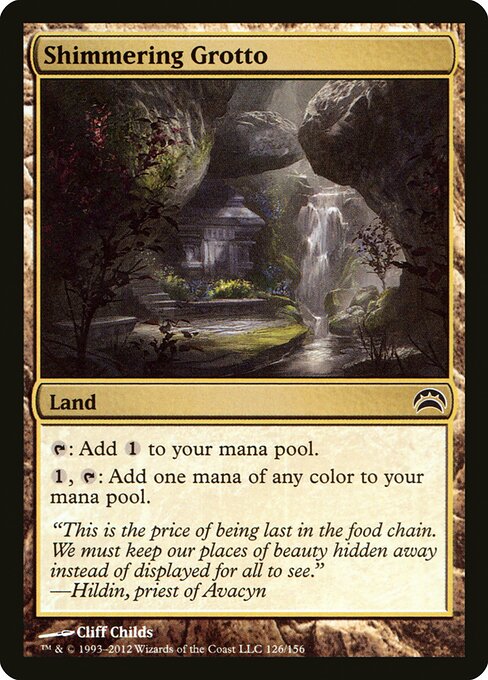 Shimmering Grotto card art