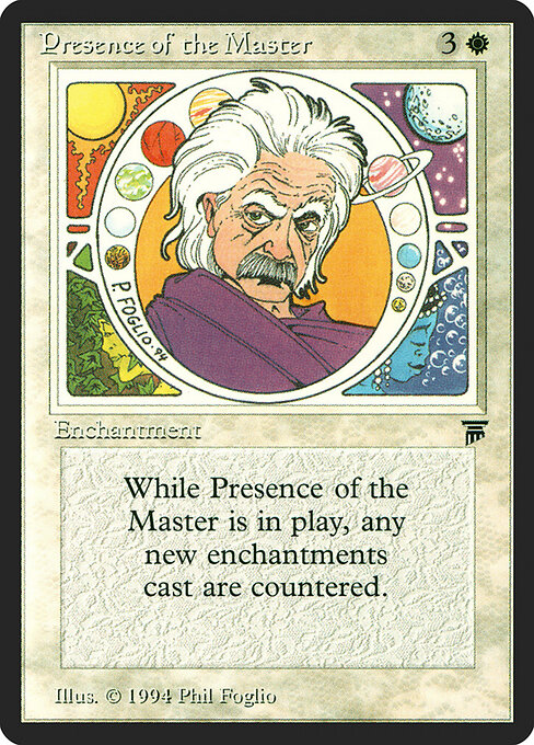 Presence of the Master card art