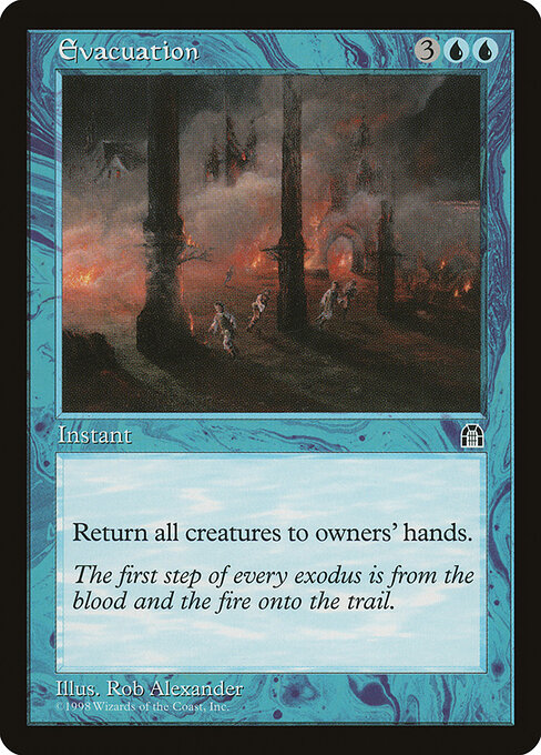Evacuation card art