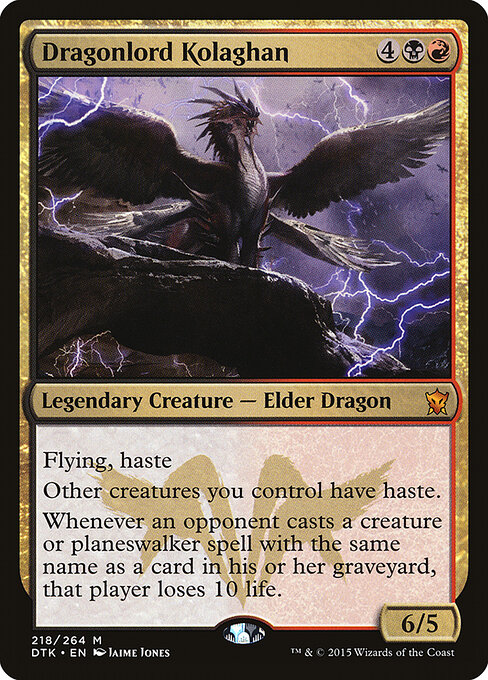 Dragonlord Kolaghan card art