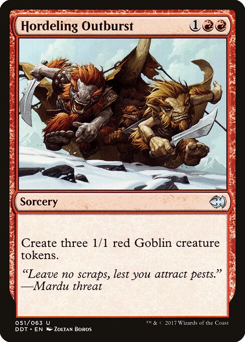 Hordeling Outburst card art