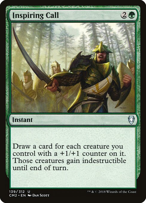 Inspiring Call card art