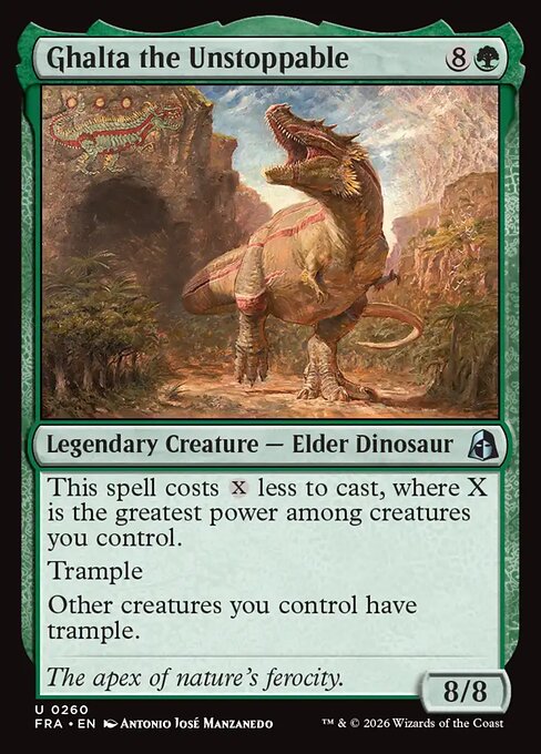 Ghalta the Unstoppable card art