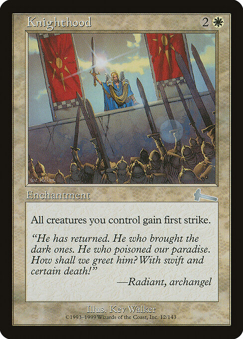 Knighthood card art