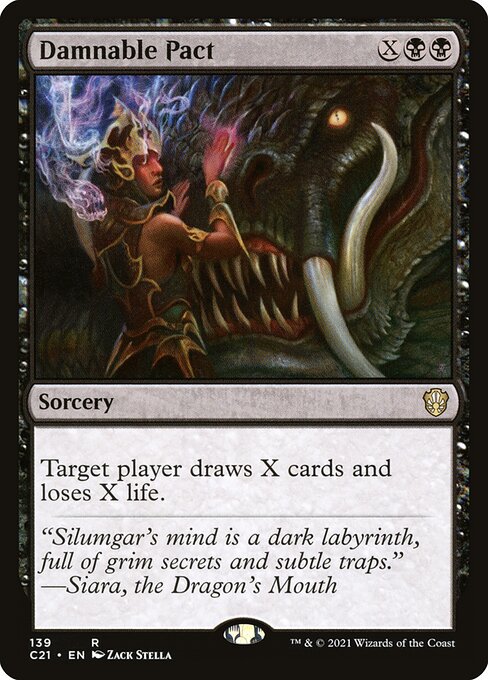Damnable Pact card art