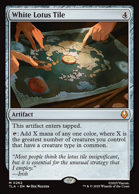 White Lotus Tile card art