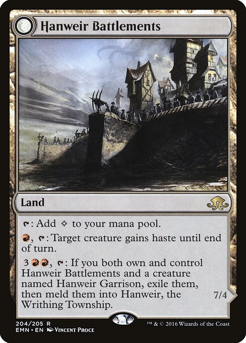 Hanweir Battlements card art
