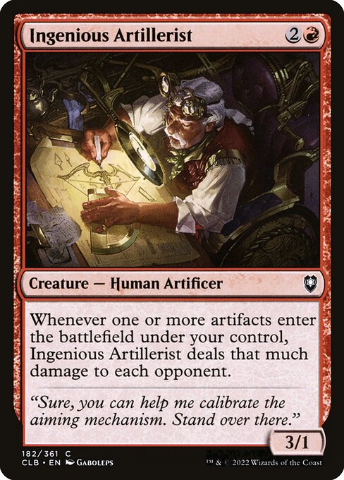 Ingenious Artillerist card art