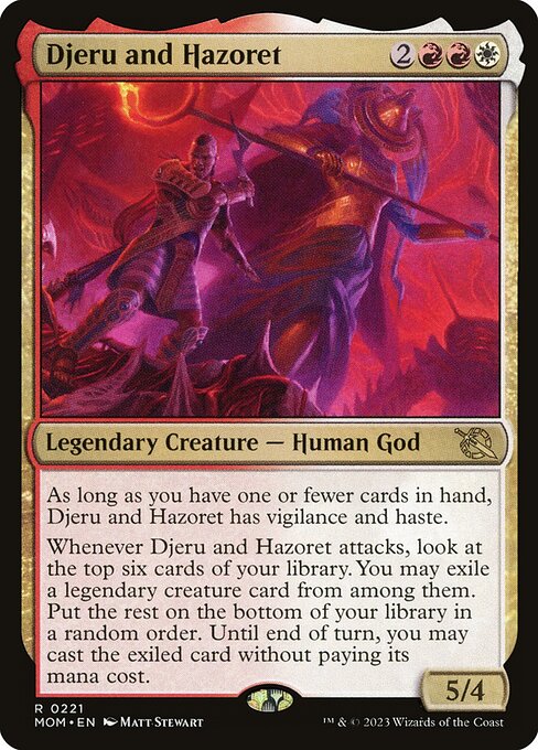 Djeru and Hazoret card art