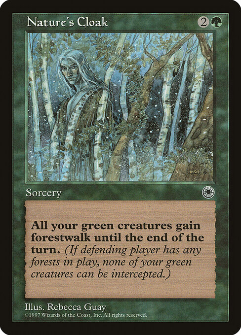 Nature's Cloak card art