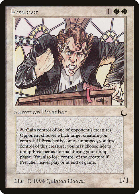 Preacher card art