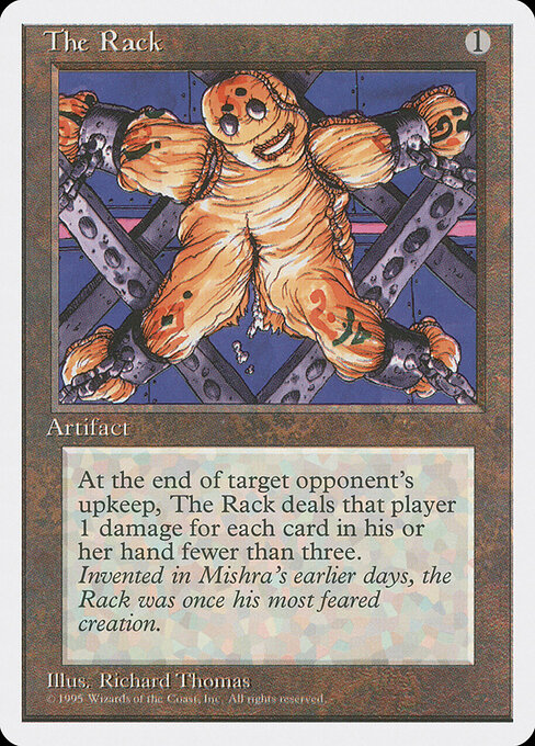 The Rack card art