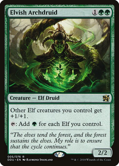 Elvish Archdruid card art