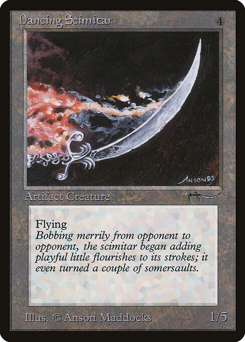 Dancing Scimitar card art