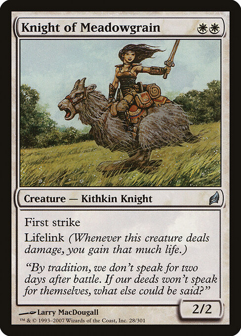 Knight of Meadowgrain card art