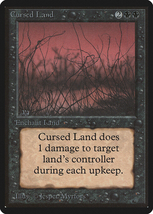 Cursed Land card art
