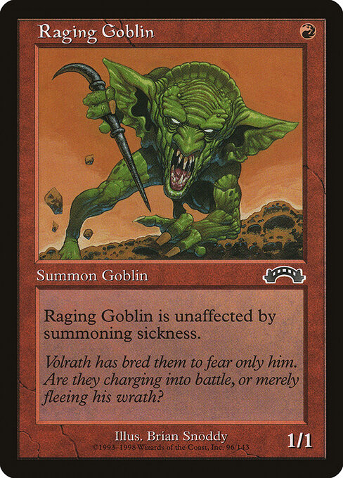 Raging Goblin card art