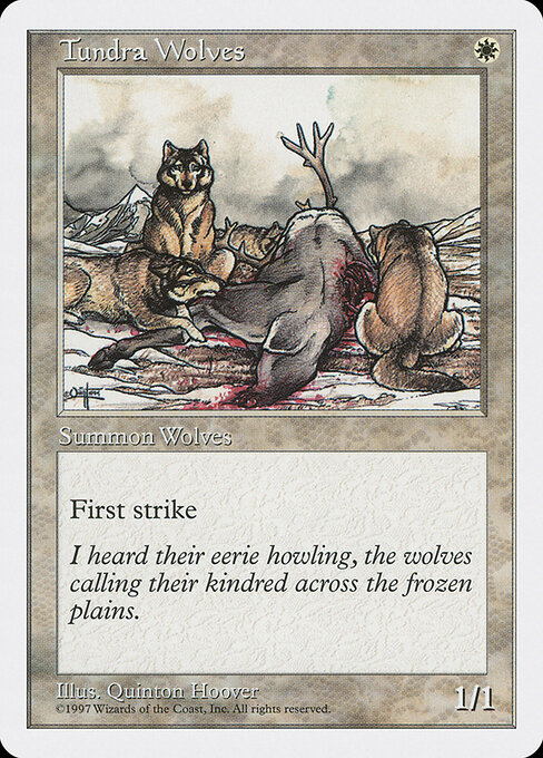 Tundra Wolves card art