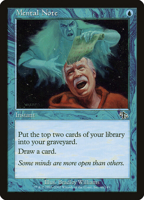 Mental Note card art