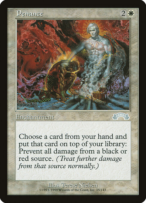 Penance card art
