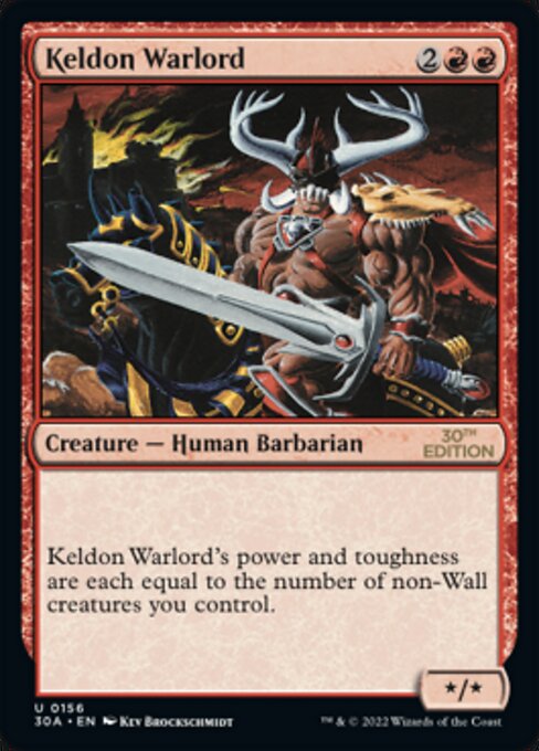 Keldon Warlord card art