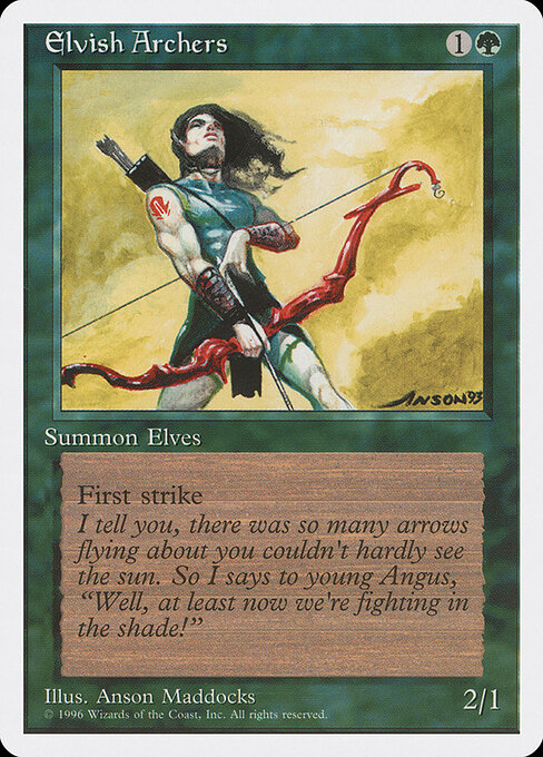 Elvish Archers card art