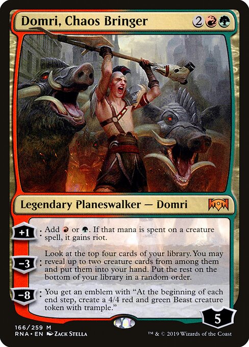 Domri, Chaos Bringer card art