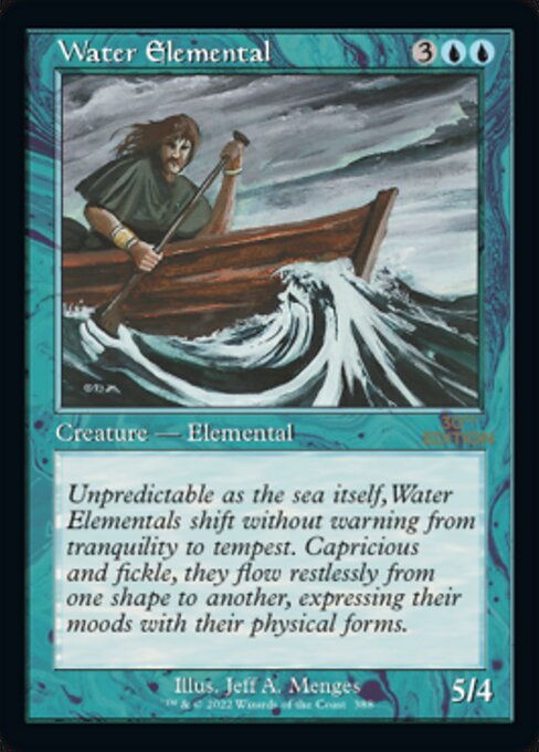 Water Elemental card art