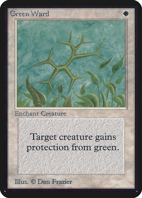 Green Ward card art