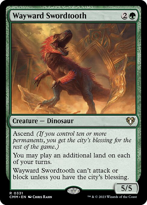 Wayward Swordtooth card art