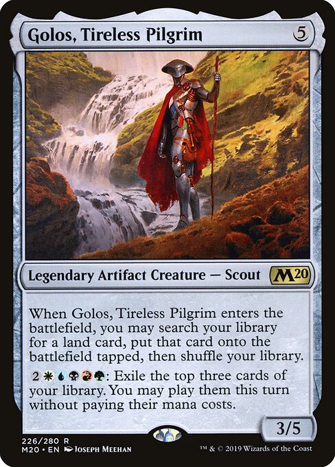 Golos, Tireless Pilgrim card art