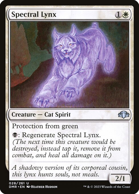 Spectral Lynx card art