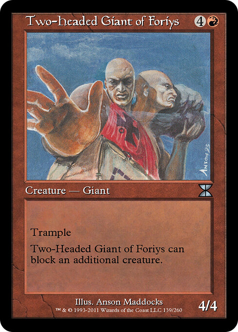 Two-Headed Giant of Foriys (CE) card art