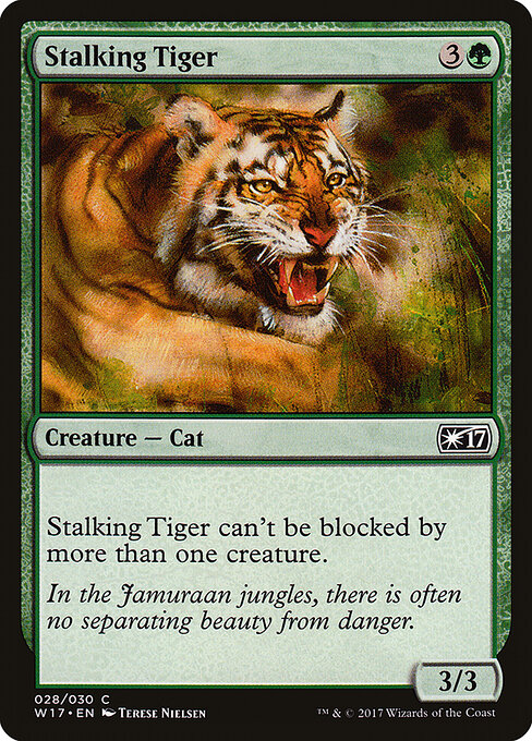 Stalking Tiger card art