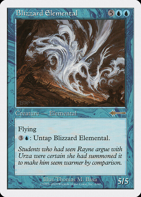Blizzard Elemental card art