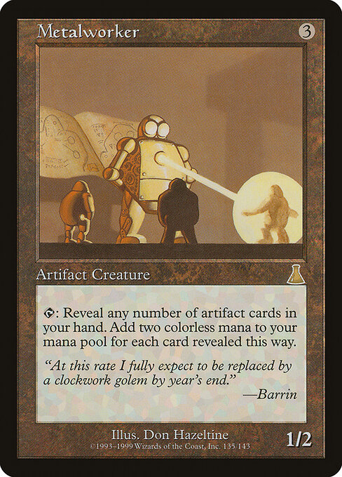 Metalworker card art