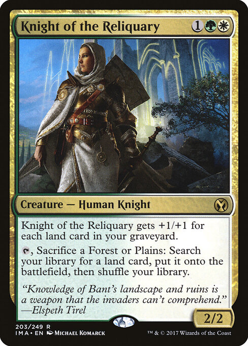 Knight of the Reliquary card art