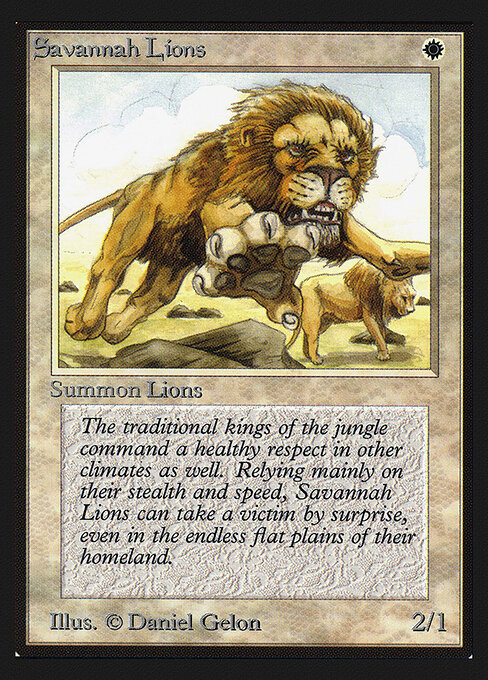 Savannah Lions (CE) card art
