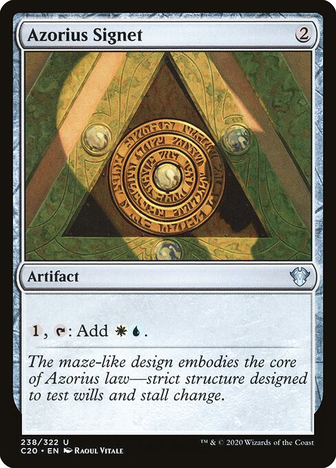 Azorius Signet card art