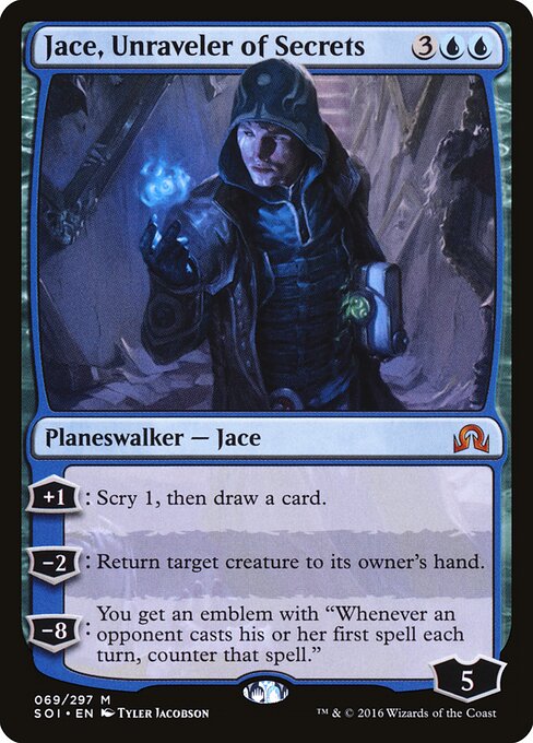 Jace, Unraveler of Secrets card art