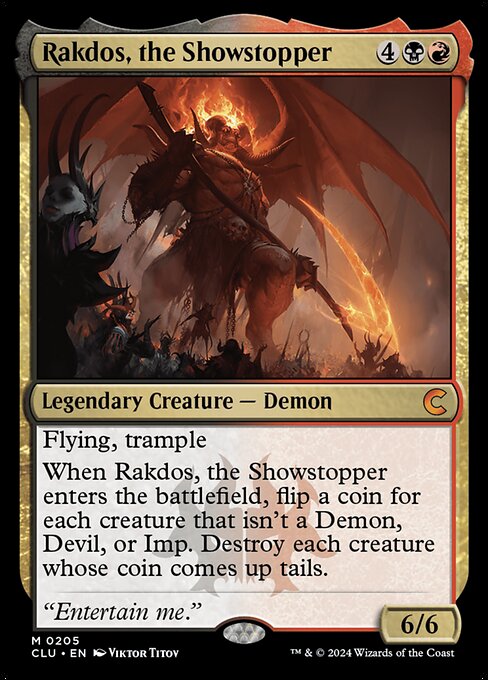 Rakdos, the Showstopper card art
